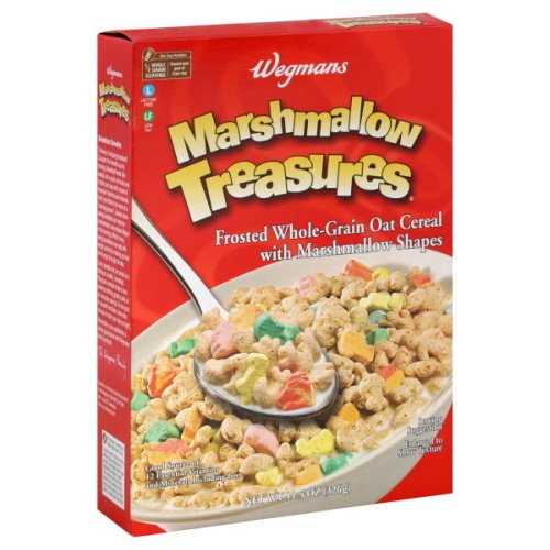Wegmans Cereal, Marshmallow Treasures, 11.5 Oz. Lactose