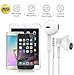Wired Earbuds, In-Ear Earphones [3-PACK] with Microphone, 3.5mm Stereo Jack Headphones with Enhanced Bass Stereo Noise Cancelling Volume Control Flat Cord for Apple iPhone, Android, Samsung and More