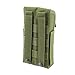 Depring MOLLE Tactical 25 Rounds Shotshell Pouch Holder Compact Foldable Shotgun Reload Ammo Mag Bag Quick Access Shotgun Shell Carrier Army Green