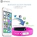 InnKoo Activity Tracker for kids, U2 Fitness Tracker Pedometer Watch Steps Calories Counter Smart Bracelet Wristband Sports Band Sleep Tracker, for Women Men Kids Seniors Bluetooth Sync (Violet)