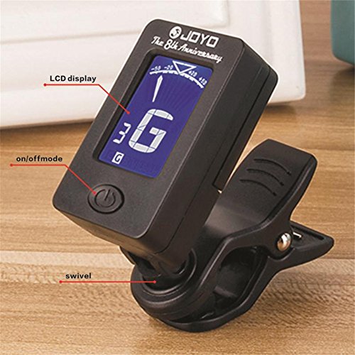 image for zhoule Guitar Tuner - Digital Electronic Tuner Acoustics and LCD Displ