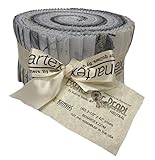 Benartex ESSENCE OF PEARL NEUTRAL Pinwheel 2.5-inch Fabric Quilting Strips Jelly Roll PWEPNPK