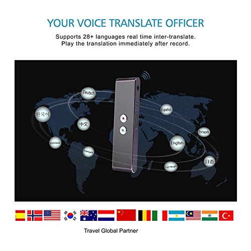 M3M Portable Intelligent Speech Translator For Learning Travel Business Meetings In Two-Way Real-Time Multi-Language Translation