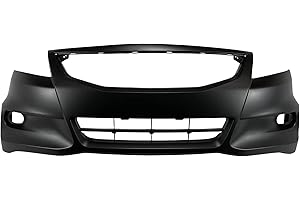 MBI AUTO - Primered, Front Bumper Cover Fascia for 2011 2012 Honda Accord Coupe 2-Door 11 12, HO1000277
