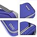 BAGSMART Electronic Organizer Travel Cable Organizer Bag Portable Electronic Accessories Bag for Cable, USB, Blue
