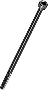 Kozelo 10 Pcs Socket Head Cap Screws M4-0.7 x100mm Alloy Steel Black Oxide