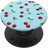 Retro Cherry Print PopSockets Adhesive PopGrip