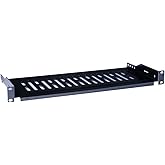 Raising Electronics Server Shelf Cantilever Tray Vented Shelves Rack Mount 19 Inch 1U 8Inch(200mm) Deep