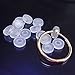 50PCS Earring Pads Cushion for Clip on Earrings, Soft Silicone, Round Comfortable Backs for Ear Lobe, Clear