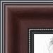 ArtToFrames Diploma Frame Mahogany and Burgundy with Beaded Lip with 1-11x14 Opening, Double-Multimat-726-89/596-N9590
