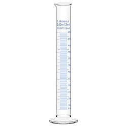 Labasics 1-Pack 250 ml Borosilicate Glass Graduated