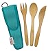 TO GO WARE Kid's Bamboo Utensil Set Berry Blue, 1 EA