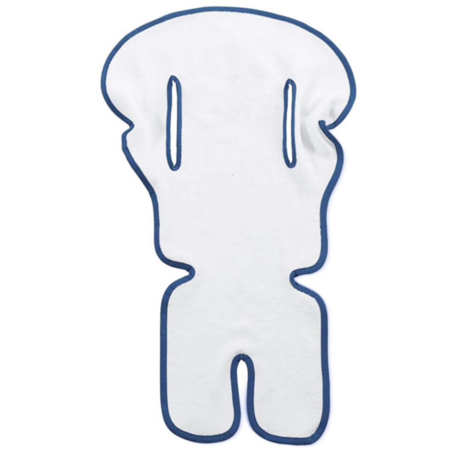 Italbaby Sponge Cover for High Chair, White/Blue, Multi-Color, One Size