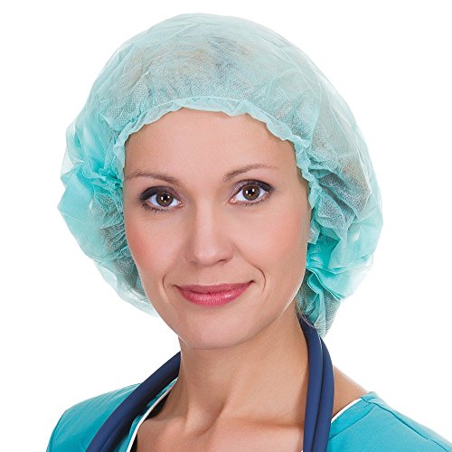Restrait Caps Price tracking for: Disposable Nurse / Bouffant Cap - Blue or Green ...