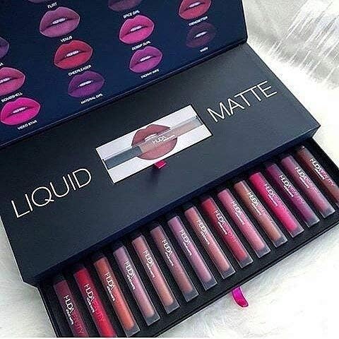 RMSTYLE Huda Beauty Liquid Matte Lip Stick (Pink)