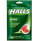Halls Defense Vitamin C Drops Watermelon 30 ea (Pack of 3)