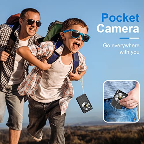 Digital Camera, FHD 1080P Kids Camera 44MP Point and Shoot Digital