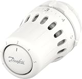 Danfoss React Ra Click Thermostatic Radiator Valve with Liquid Bellow view 1