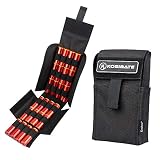 Kosibate 25 Round Shotgun Shotshell Reload Holder Molle Pouch for 12 Gauge/20G (Black) ...