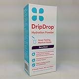 Drip Drop Hydration Powder Berry Flavor 8 Packets Per Box (4 Boxes)