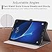 for Samsung Galaxy Tab A 10.1(2016 NO S Pen Version) - Leather Folio Cover for Samsung 10.1 Inch Tablet SM-T580 T585 with Auto Wake/Sleep and Card Slots, Multiple Viewing Angles,Navy Blue