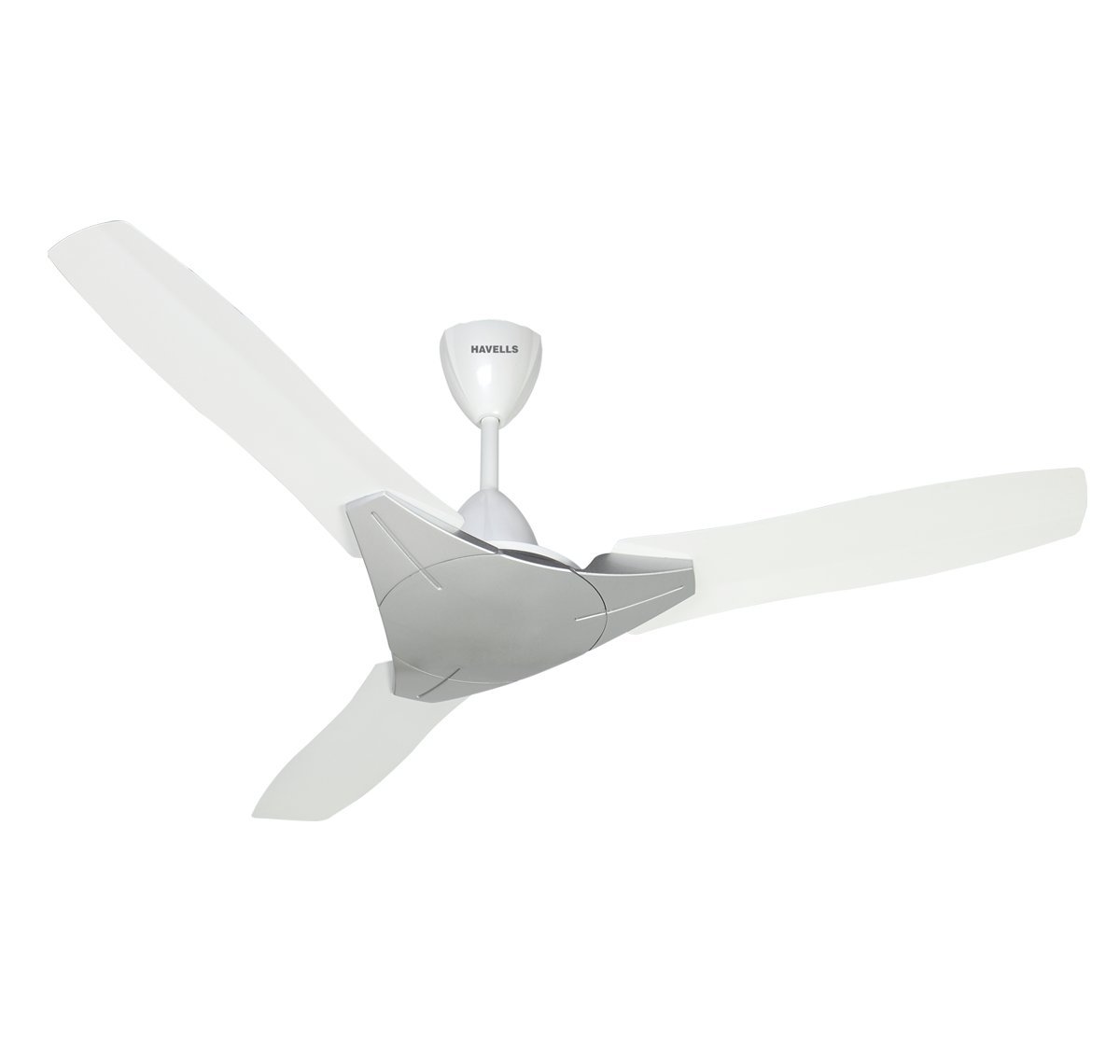 Buy Havells Troika 1200mm Ceiling Fan White Silver Online At Low