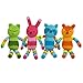 green sprouts Animal Friend Rattle Made from Organic Cotton | Encourages Whole Learning The Healthy & Natural Way | Crocheted by Hand, Soft & Flexible, Playful Rattle Sound