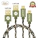 Micro USB Android Cable, Wintekd [2-Pack 3.3ft] Premium Nylon Braided High Speed USB to Micro USB Charging Cord Android Fast Charger for Samsung Galaxy S7/S6/S5/Edge,Note 5/4/3,HTC,LG - (Camo Green)
