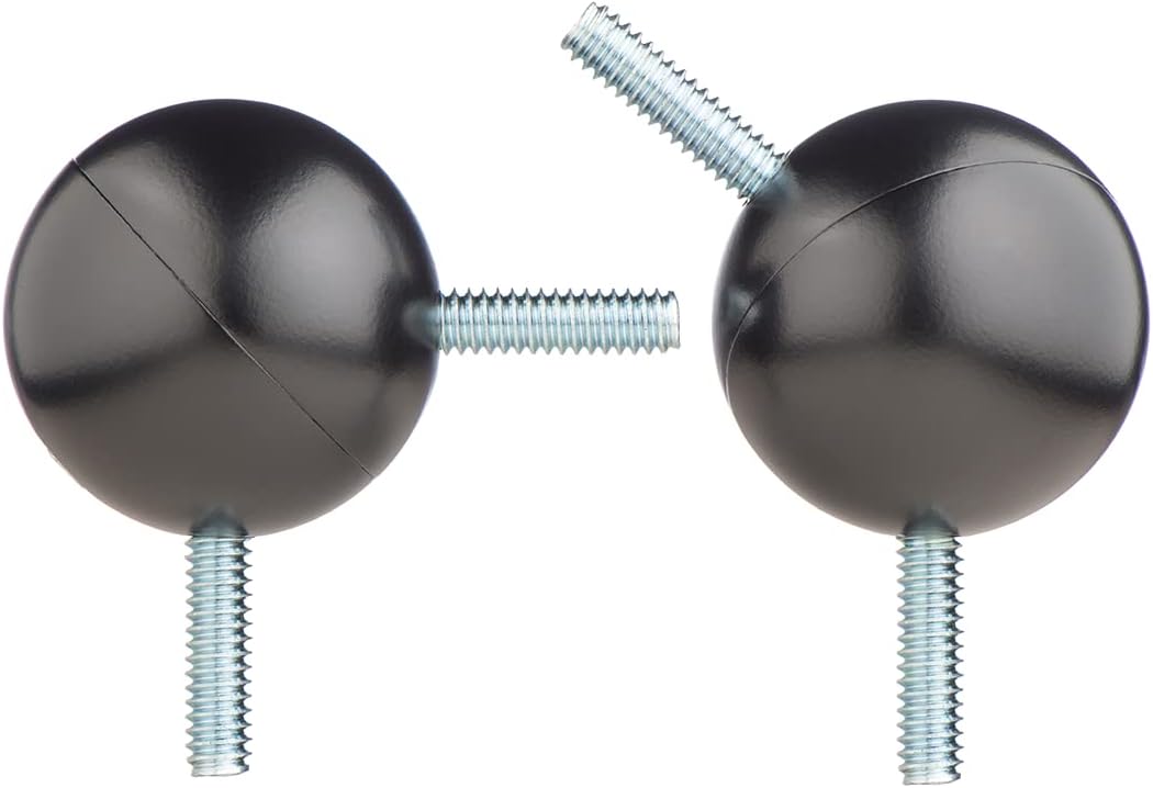 Window Treatment Hardware - Ivilon Bay Window Curtain Rod Corner Connector - for Rods of 5/8 to 1-1/8 Inch - Black