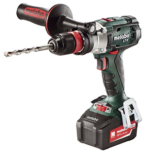 Metabo sb18ltx bl 18v 1/2-inch brushless hammer drill k…