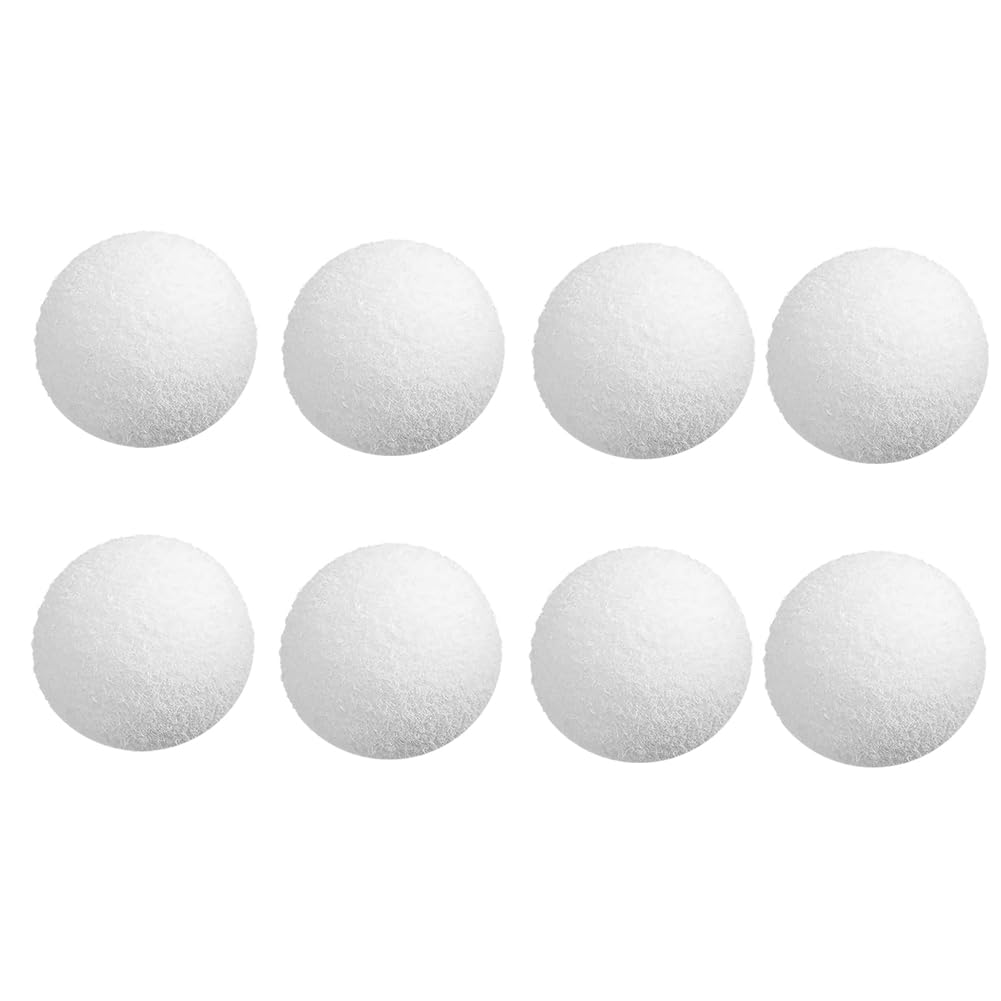 Mecerypt 8PCS Scum Balls for Spas Pool Scum Absorber, Oil Absorbent Sponge, Floating Cleaner Accessories