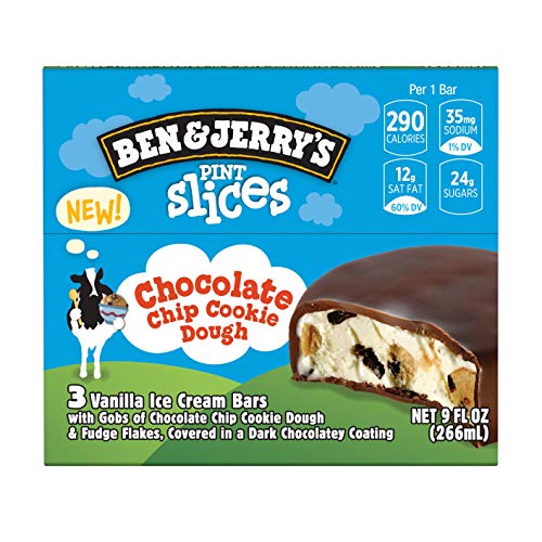 Ben & Jerry's Pint Slices, Chocolate Chip Cookie Dough, 3 ct - Thumbnail 2