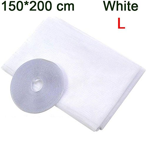 Unmengii New DIY Removable Screen Curtain Mosquito Anti-Insect Fly Window Mesh Net