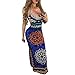 haoricu Women Dress, New Summer Women Sexy Bra Bodycon Slim Sleeveless Evening Party Dress (S, Blue)