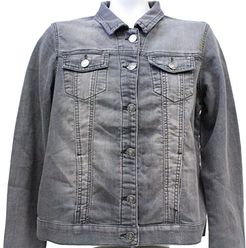 Women's Knit Stretch Denim Jean Jacket 