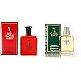 PB ParfumBelcam Men's 2.54 Fl Oz Red Classic Match Eau de Toilette & 2.5 Fl Oz Polo our Version Eau De Toilette Spray Bundle