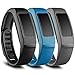 FUNKID Band for Garmin Vivofit 2 Replacement Wristbands for Garmin Vivofit2 Bands (Large-Black,Blue,Slate)