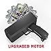 1731 NO Logo Money Gun with no Logo on Both Side. Come with10,000$ Fake Money, Money Gun with no Writing, Black Money Gun, Cash Gun for Game for Party Birthday