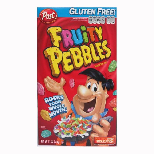 Post Fruity Pebbles Cereal 11 Ounce Boxes Pack Of 4 Gluten Free Store Online