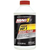 MAG 1 00122 DOT3 Brake Fluid - 12 Ounces | High-Temperature Hydraulic Brake Fluid | FMVSS No. 116 DOT 3 Performance | Brake &amp; Clutch System Protection