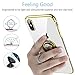 Yoopake iPhone XS Max Case Clear Slim Fit Ultra Thin Cover with Grip Ring Holder Stand (360° Rotatable) and Magnetic back for Car Mount, Protective Phone Case for iPhone XS Max (Newly Released) - Gold