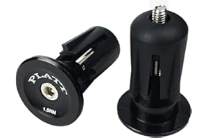 PLATT Bicycle Bar End Plugs Aluminum Bike Handlebar Cap For Road Bike Mountain Bike BMX (One Pair)