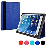 HP ElitePad 1000 G2 folio case, COOPER INFINITE UNIVERSAL Business School Travel Carrying Portfolio Case Protective Cover Folio with Built-in Stand for HP ElitePad 1000 G2 (Blue)