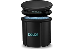 KÖLDE Ice Bath Tub for Athletes with Carrying Case, Insulated Lid, and Cover | CA Owned | Portable Bathtub Adult | Cold Plung