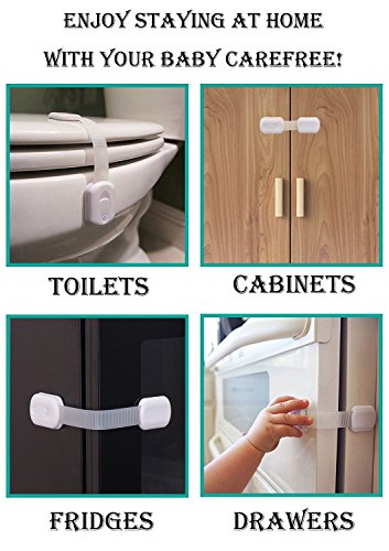 Child Safety Kit for Home Furniture,10 Corner Guards,8 Cabinet Strap Latches,24 Safety Outlet Covers,8 Sliding Locks (50 pack)