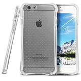 iPhone 6 case,iPhone 6s case,by Ailun,Slim Fit Air Buffer Corners&Frame,Smart Thermal Control Structure,Anti Fingerprints&Oil Stains Clear Back cover,Siania Retail Package[White]