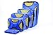 Wawaron Best Travel Packing Accessory to Organize Your Luggage/Carry On,4 Travel Cubes with Laundry Bag Blue
