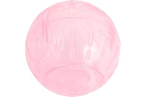 YUANHOLUMID Hamster Exercise Balls 3.9 Inch Diameter Quiet Spinner Dwarf Hamster Running Exercise Ball for Gerbils Small Animals,Small Animal Toys (Pink)