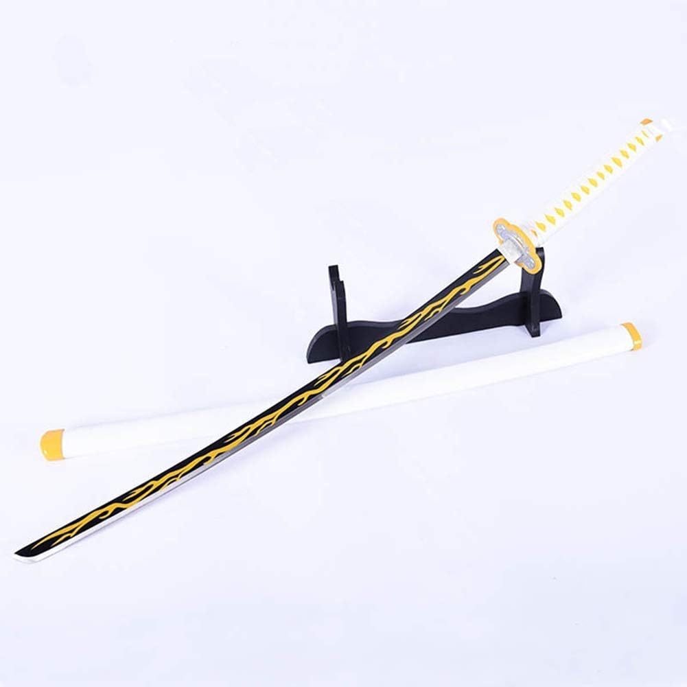 Demon Slayer Cosplay Props Agatsuma Zenitsu Metal, Stainless Steel, Sword Weapons Prop