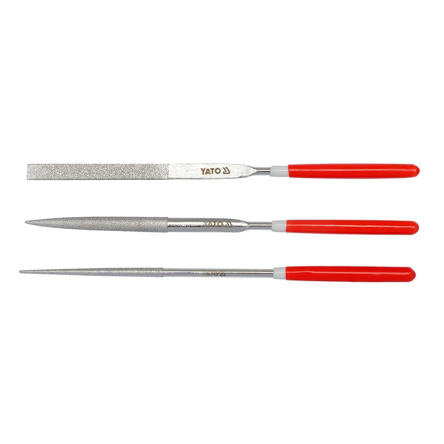 YATO YT-6143 Diamond Needle File Set 3 Pieces 3x140x50mm